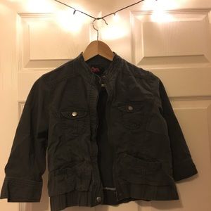 Dark grey utility jacket